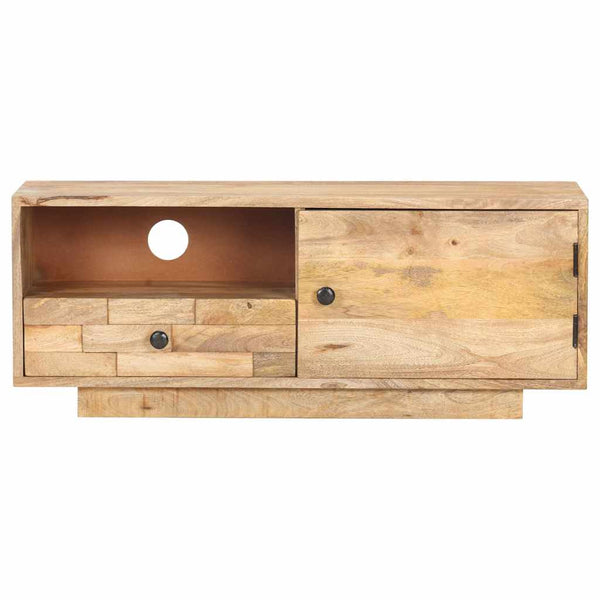 TV-taso 90x30x35 cm täysi mangopuu