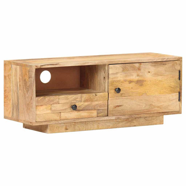TV-taso 90x30x35 cm täysi mangopuu
