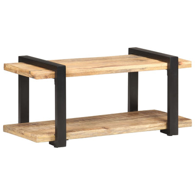 TV-taso 90x40x40 cm karkea mangopuu