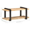 TV-taso 90x40x40 cm karkea mangopuu