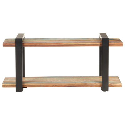 TV-taso 90x40x40 cm täysi kierrätetty puu