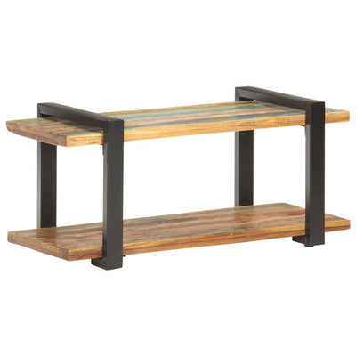 TV-taso 90x40x40 cm täysi kierrätetty puu