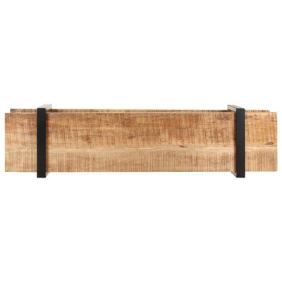 TV-taso 160x40x40 cm täysi karkea mangopuu