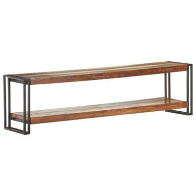 TV-taso 150x30x40 cm kierrätetty täyspuu