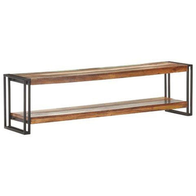 TV-taso 150x30x40 cm kierrätetty täyspuu