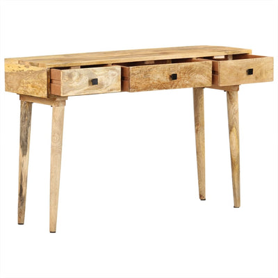 Konsolipöytä 115x35x76 cm täysi mangopuu