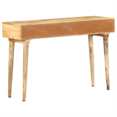 Konsolipöytä 115x35x76 cm täysi mangopuu
