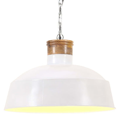 Teollistyylinen riippuvalaisin 58 cm valkoinen E27