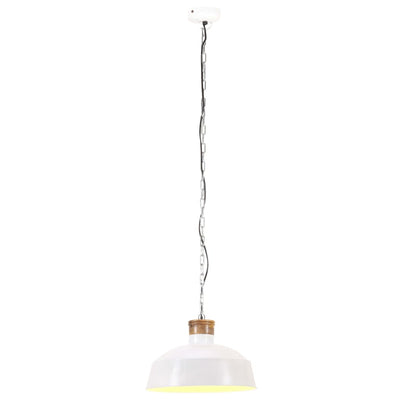 Teollistyylinen riippuvalaisin 58 cm valkoinen E27
