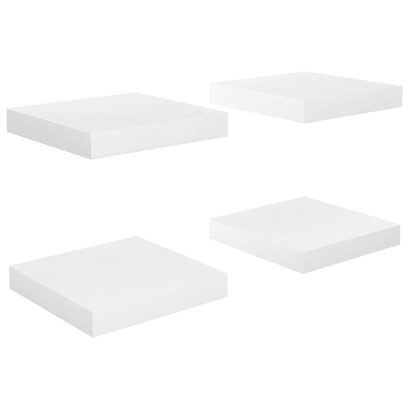 Valk kelluvat seinähyllyt Chan 23x23,5x3,8cm (4 kpl mdf)