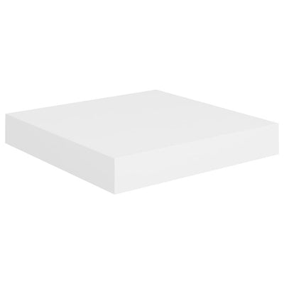 Kelluvat seinähyllyt 4 kpl valkoinen 23x23,5x3,8 cm MDF