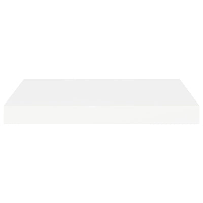 Kelluvat seinähyllyt 2 kpl valkoinen 40x23x3,8 cm MDF