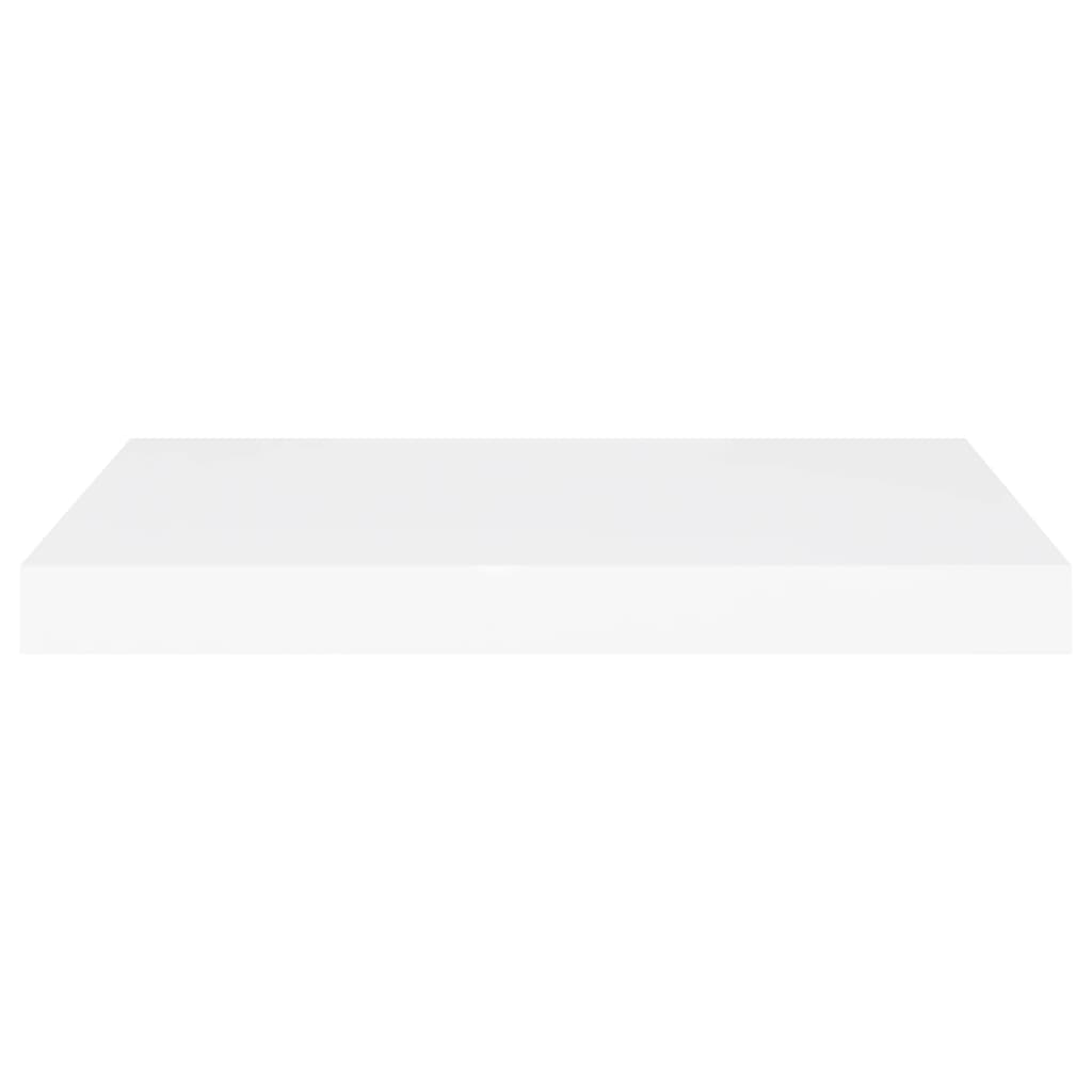 Valkoinen kelluvat seinähyllyt Chan 60x23,5x3,8cm (2 kpl mdf)