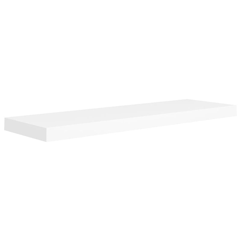 Chan kelluva valkoinen seinähylly 80x23,5x3,8cm (mdf)