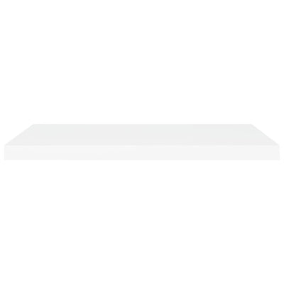 Kelluvat seinähyllyt 4 kpl valkoinen 80x23,5x3,8cm MDF