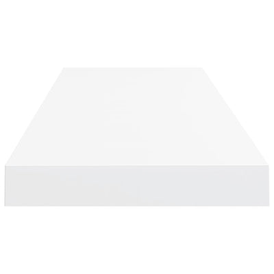 Kelluvat seinähyllyt 4 kpl valkoinen 80x23,5x3,8cm MDF
