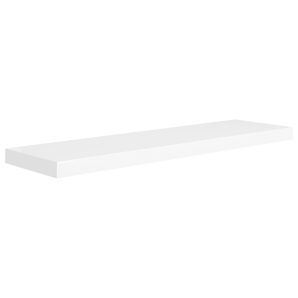 Valkoinen kelluvat seinähyllyt Chan 90x23,5x3,8cm (2kpl mdf)