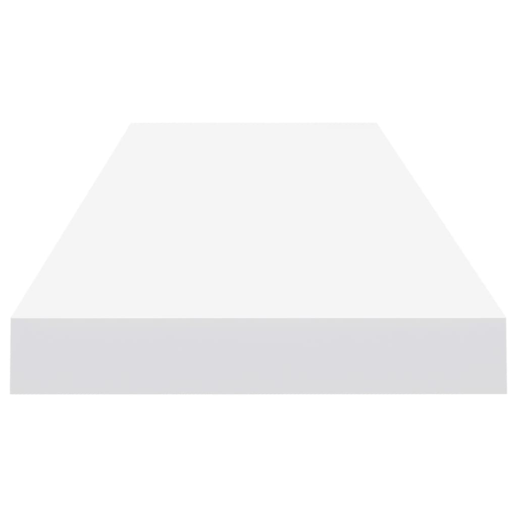 Valkoinen kelluvat seinähyllyt Chan 90x23,5x3,8cm (2kpl mdf)