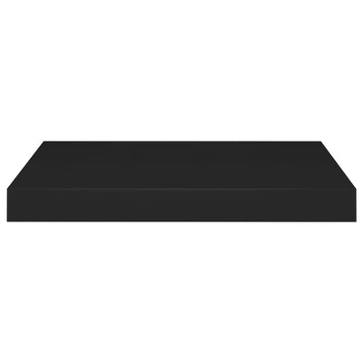 Kelluvat seinähyllyt 4 kpl musta 40x23x3,8 cm MDF