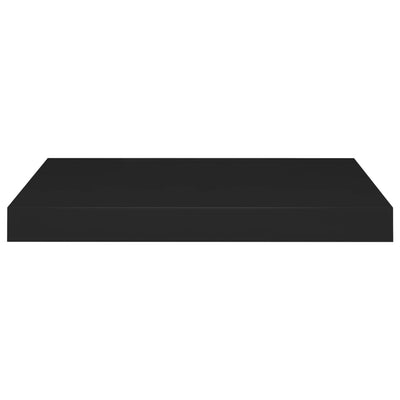 Kelluvat seinähyllyt 4 kpl musta 50x23x3,8 cm MDF