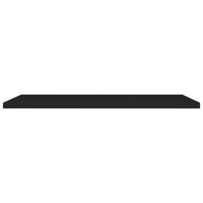 Kelluvat seinähyllyt 2 kpl musta 120x23,5x3,8 cm MDF