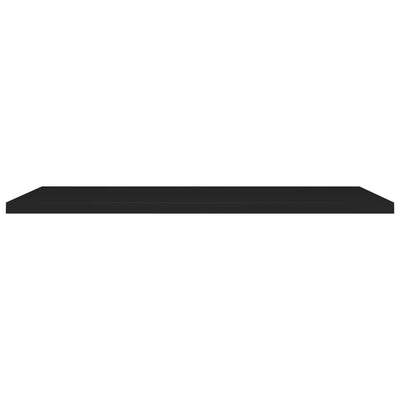 Kelluvat seinähyllyt 4 kpl musta 120x23,5x3,8 cm MDF