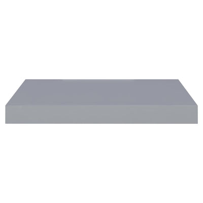 Kelluvat seinähyllyt 4 kpl harmaa 40x23x3,8 cm MDF