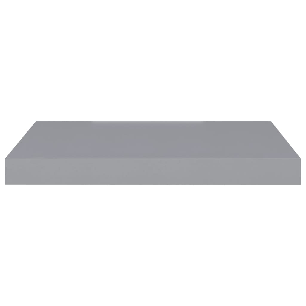 Harmaa kelluvat seinähyllyt Chan 50x23x3,8cm (2 kpl mdf)
