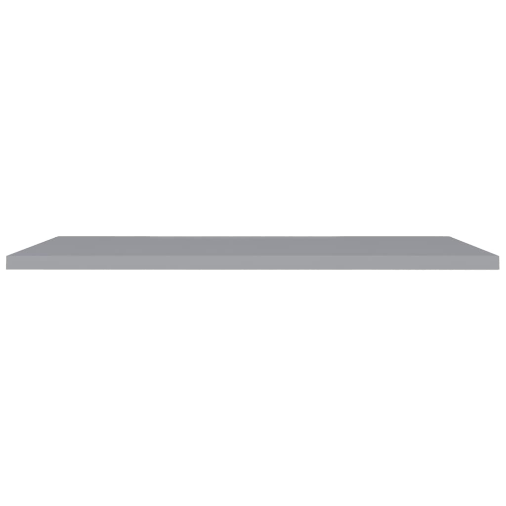 Harmaa kelluvat seinähyllyt Chan 120x23,5x3,8cm (4 kpl mdf)