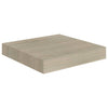 Kelluvat seinähyllyt 2 kpl tammen värinen 23x23,5x3,8 cm MDF