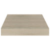 Kelluvat seinähyllyt 2 kpl tammen värinen 23x23,5x3,8 cm MDF