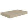 Kelluvat seinähyllyt 2 kpl tammi 40x23x3,8 cm MDF