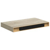Kelluvat seinähyllyt 2 kpl tammi 40x23,5x3,8 cm MDF