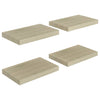 Kelluvat seinähyllyt 4 kpl tammi 40x23x3,8 cm MDF