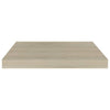 Tammen värinen kelluvat seinähyllyt Chan 50x23x3,8cm (2 kpl mdf)