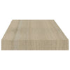 Kelluvat seinähyllyt 2 kpl tammen värinen 50x23x3,8 cm MDF