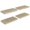 Kelluvat seinähyllyt 4 kpl tammi 50x23x3,8 cm MDF