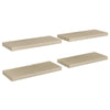 Kelluvat seinähyllyt 4 kpl tammi 60x23,5x3,8 cm MDF