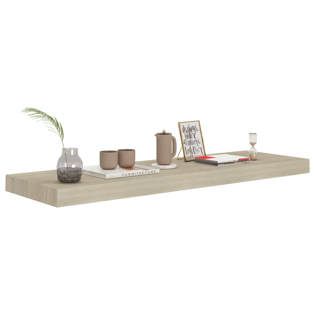 Tammi kelluvat seinähyllyt Chan 80x23,5x3,8cm (2 kpl mdf)
