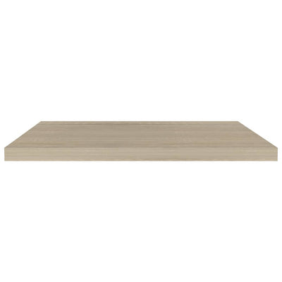 Kelluvat seinähyllyt 4 kpl tammi 80x23,5x3,8cm MDF