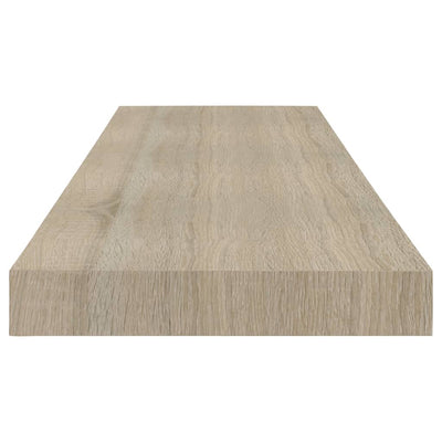 Kelluvat seinähyllyt 4 kpl tammi 80x23,5x3,8cm MDF