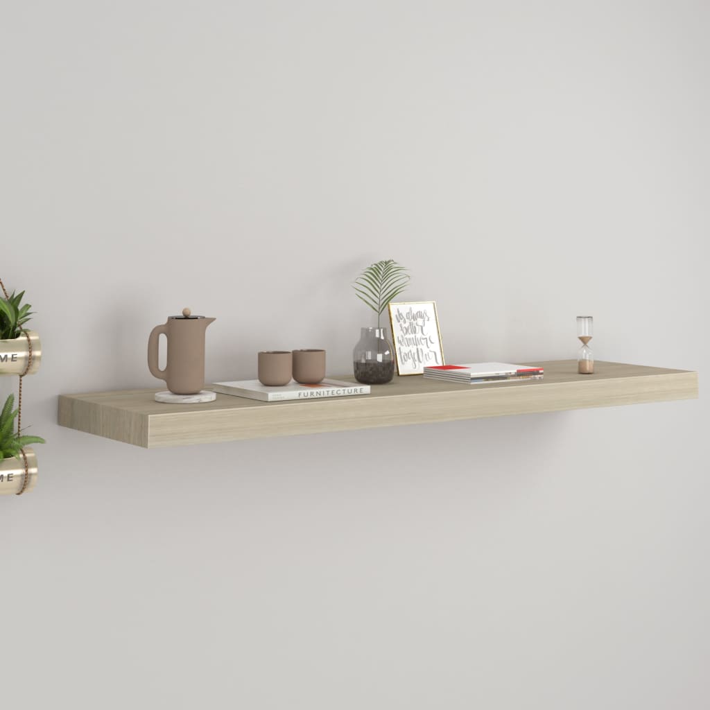 Tammi kelluva seinähylly Chan 90x23,5x3,8cm (mdf)