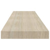 Kelluvat seinähyllyt 2 kpl tammi 90x23,5x3,8 cm MDF