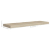 Kelluvat seinähyllyt 2 kpl tammi 90x23,5x3,8 cm MDF