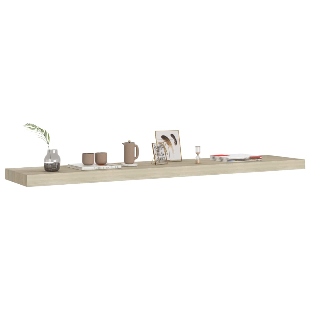 Tammi kelluvat seinähyllyt Chan 120x23,5x3,8cm (4 kpl mdf)