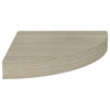 Kelluvat kulmahyllyt 4 kpl tammi 25x25x3,8 cm MDF