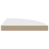 Kelluvat kulmahyllyt 2 kpl valkoinen 35x35x3,8 cm MDF