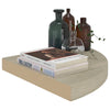 Kelluvat kulmahyllyt 2 kpl tammi 35x35x3,8 cm MDF