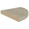 Kelluvat kulmahyllyt 4 kpl tammi 35x35x3,8 cm MDF