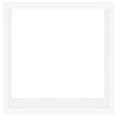 Seinäkuutiohyllyt 3 kpl valkoinen MDF